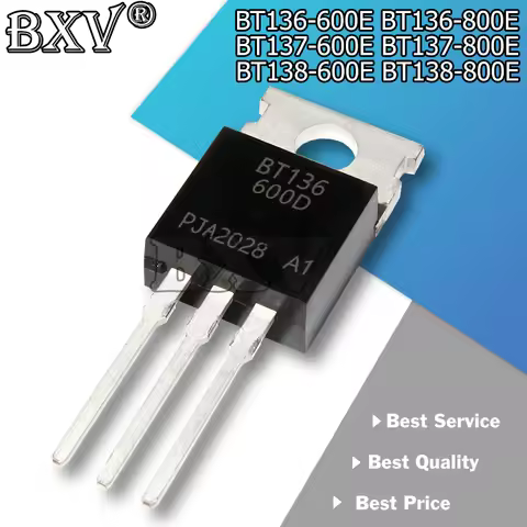10PCS/LOT BT136-800E BT136 BT136-800 800V 4A BT136-600E BT137-600E BT137-800E BT138-600E BT138-800E 