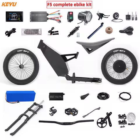 KEYU F5 enduro ebike kit 60V 3000W Electric motorcycle Complete ebike kit conversion electric bike s