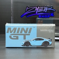 MINIGT Toyota GR86 LB Nation Baby Blue Diecast