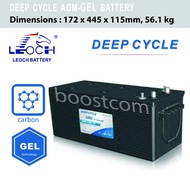 LEOCH Deep Cycle AGM GEL LDC12-200-4D 12V 200 AH 200AH Sealed Lead Acid Battery