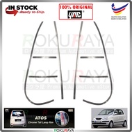 [SILVER] Hyundai Inokom Atos Prima YAC ABS Plastic Rear Tail Lamp Garnish Moulding Cover Car Accesso