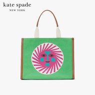 KATE SPADE NEW YORK X ALEXANDER GIRARD CANVAS LARGE TOTE  KB935 กระเป๋าถือ