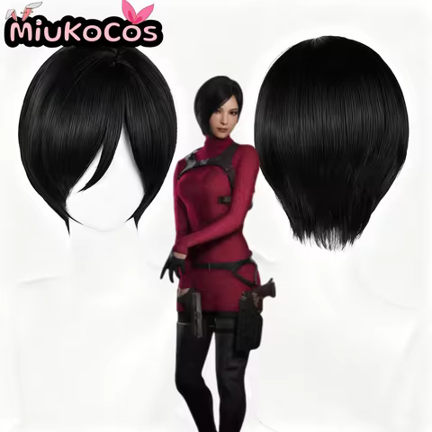 IN STOCK Ada Wong Cosplay Wig MiukoCosplay Game Resident Evil Village Cosplay