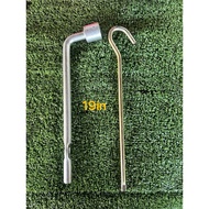 Car Jack Tools & Open Tyre Tools Used Japan 19in