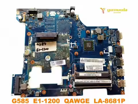 LA-8681P for Lenovo G585 laptop motherboard With E1-1200 CPU UMA GPU QAWGE tested good