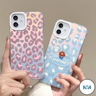 KK Luxury Personality Leopard Soft Case Compatible for iPhone 14 13 12 11 Pro Max X Xr Xs Max 8 7 Pl