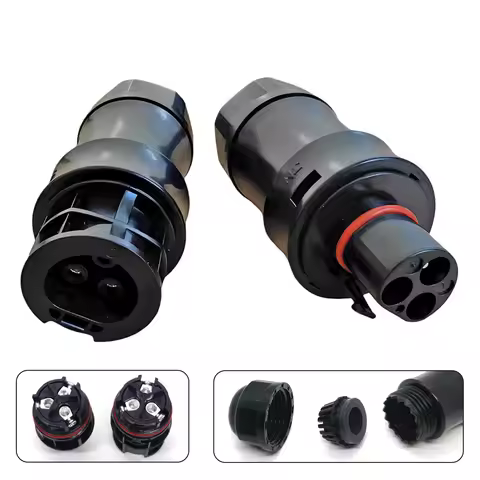 Bc01 3 Pin Connector AC Male Female IP68 for Solar Grid Tie Micro Inverter Hoymiles Deye APsystems P