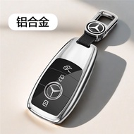 Mercedes-Benz Car Key Cover e300L/E260L/GLA200L Shell GLC/GLE350/GLB220L Buckle Men S-Class