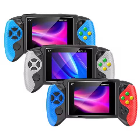New S7 Retro Handheld Game Console 3.5 inch LCD Screen Built-in 620 Games Console Rechargeable Nosta