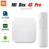 XIAOMI MI TV Box 4S Pro 1.9GHz Amlogic Quad-core 2GB 16GB 5G WiFi bluetooth Android 8K HDR Smart Str