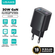 USAMS Wall Charger PD 30W 65W 100W GaN Series for iphone & Android Fast Charger *