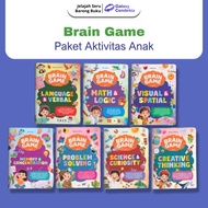 Ziyadbooks Children's Brain Game 5+ Games otak Train Concentration Learning Fun 7 Books