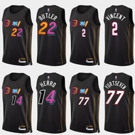 2026 New NBA Miami Heat Vincent Yurtsevev Herro Butler Basketball Sports Vest City Edition Plus Size