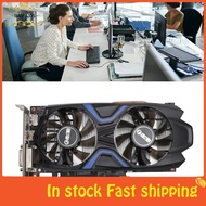 bamaxis Gaming Graphics Card  Double Cooling Fan 4GB 128 Bit GDDR5 for 7 8 10 GTX1050Ti Reinforced P
