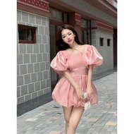 YU CHERRY | Đầm thiết kế tay bồng dáng babydol may 2 lớp dày dặn Liliana Organza Dress YD185