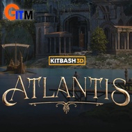 KITBASH3D - ATLANTIS | MYTHICAL UNDERWATER CITY 3D ASSET PACK | DIGITAL DOWNLOAD | BLENDER UNITY UNR
