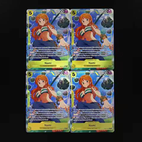 One Piece TCG OPCG English EB03-053 Nami AA SR 5 cost Nami Textured Foil Embossed Card Anime Collect