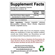 Beet Root Powder 500 Mg & L-Carnitine 1000mg