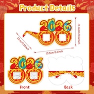 New Style glasses for 20262026 Year of the Horse Spring Festival Party Photo Glasses Decoration Cong
