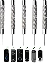 5 Pack Doorbell Removal Pin, Release Key Security Removal Tool Replacement, Remove Video Doorbell from Mount Compatible with Nest Video Doorbell Arlo Video Blink Google Nest Eufy Video Doorbell