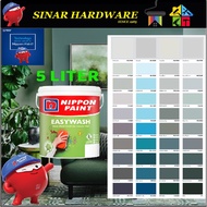 SINAR NIPPON EASYWASH 5 LITER ( PAGE D ) INTERIOR MATT WASHABLE PAINT /CAT DINDING DALAM TAK KILAT