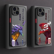 Neon Genesis Evangelion 01 02 Anime Phone Case For iphone 15 11 14 Plus 16 Pro Max 12 13 Mini Silico