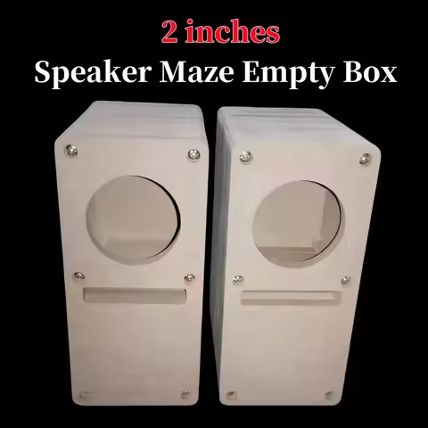2-inch Maze Speaker Empty Box,Full Range Speaker Box,DIY Wooden Speaker Housing,Car/Home Woofer Box,
