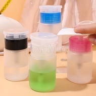 60ml Nail Polish Remover Scrub Press Bottle 4 Colors Plastic  Press Bottle Empty Bottle Press Pump Dispenser Nail Polish Remover Bottle Makeup Remover Bottle for Women