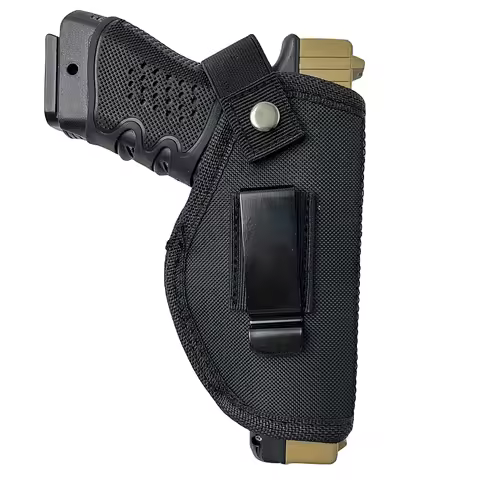 Tactical IWB Universal Gun Holster Concealed Carry Waist Belt Metal Clip Pistol Case for Glock 17 Ma