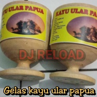 GELAS KAYU ULAR PAPUA OBAT ASAM URAT
