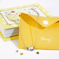 【客製化禮物】PomPomPurin 系列-布丁狗小心願誕生石純銀項鍊