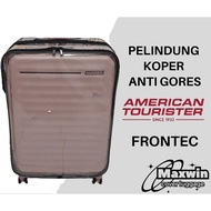 Mika Full Plastic Suitcase Cover 0.8 mm Thick Protective Cover For American Tourister Frontec Brand
