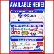 ◭ ◮ ◸ e-Business Tarpaulin (All-In-One) (GCash | Load To All Network | Bills Payment)