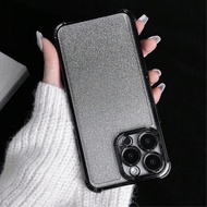 เคสโทรศัพท์กันกระแทกชุบแฟชั่นที่โปร่งใส พร้อมถุงลมกันสะเทือน รองรับ iPhone16/15/14/13/12/11/XS/XR/XS