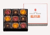 日本直送｜Tokyo Tulip Rose 鬱金香玫瑰曲奇禮盒(9件裝) 【截單日期: 01/02/2024 10:00 PM ｜ 預計05/02到貨】
