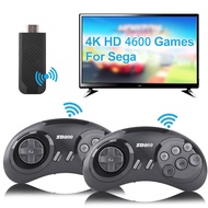 4K SG800 Retro Game Console For Sega Genesis Built-in 4600 Classic Games Controller Gamepad Video Ga