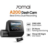 70mai Dashcam A200 Dual Channel 1080P Full HD+ HDR | 24H Parking Surveillance