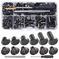 Chicago Screw Leather Rivets Assorted Screw Rivets M5 Chicago Binding Screws for Decorating PU Craft