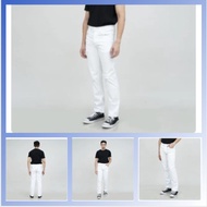 Celana putih panjang celana pria chino putih celana panjang polos