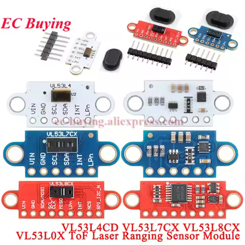 1Pc-10Pcs VL53L8CX VL53L7CX 8x8 VL53L4CD High-precision Time-of-flight ToF Proximity Sensor Laser Ra
