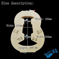 ‘；【- 23 Inch Travel Small Guitar Ukulele Assembled Inside And Outside Molds Guitar Making Tools Material Accessories Macro Sound