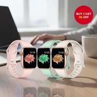 Silicone Sport Watch Band Compatible with Apple Watch 38mm, 40mm, 41mm, 42mm, 44mm, 45mm, 46mm