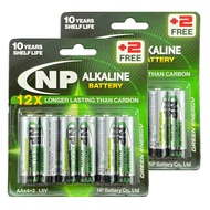 Pin tiểu lớn AA Alkaline NP (LR6)- Vỉ 4 Tặng 2 Viên 1.5V -Pin mic Karaoke Pin Đồng Hồ Treo Tường Pin