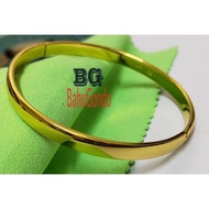 Gelang plain Bulat Halus 8mm lebar