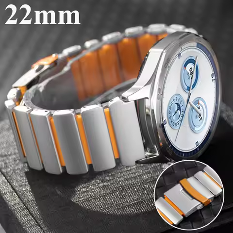 22mm Titanium Strap For Huawei Watch GT6Pro GT6 GT5 GT4 GT3 GT2 46mm Stainless Steel Band For Amazfi