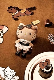 Chagee x Hello Kitty Cocoa Oolong Milk Tea Series Merchandise Limited Edition Hair Clip Plushie Bag 