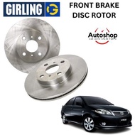 GIRLING FRONT BRAKE DISC ROTOR TOYOTA VIOS NCP42 1.5 6041635