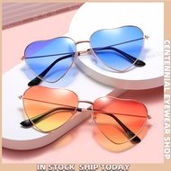 Metal Heart Sun Glasses Ocean Lens Love Glasses Fashion Street Snapshot Candy Colored Net-Fashion Cr