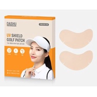 [DASHU] Golf Patches for Sun Protection UV Facial Patches for Outdoor Activities 5-Pairs of Sunblock