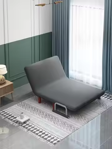 Folding sofa bed home office multifunctional lunch break lazy sofa single bed net celebrity fabric f